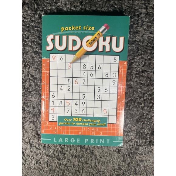 Puzzle Book Lot-7‎ Total- 4 Word Finds/searches, 2 Sudoku, 1 Crossword - Picture 6 of 15